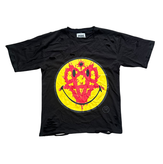 Bloody Smiley Tee - Black