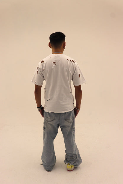 Bloody Smiley Tee - White