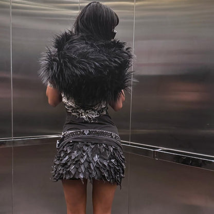 LosingMy5anity Onyx Mini Skirt