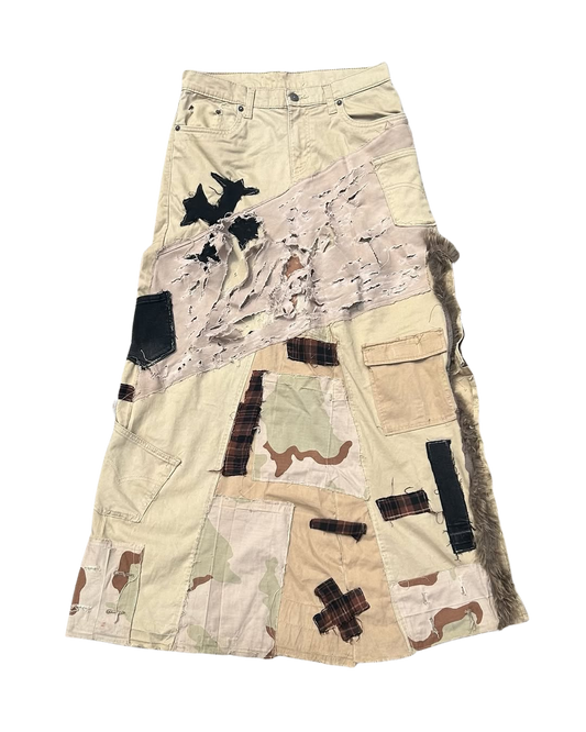 LosingMy5anity Desert Camo Maxi Skirt