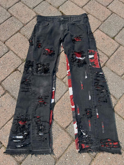 LosingMy5anity Bloodshot Denim