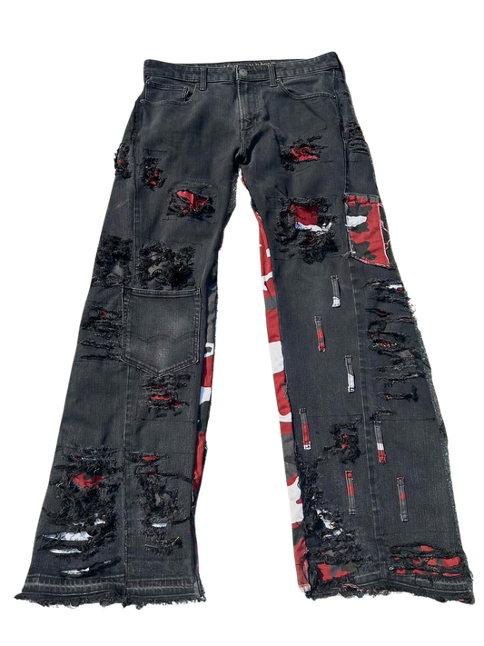 LosingMy5anity Bloodshot Denim